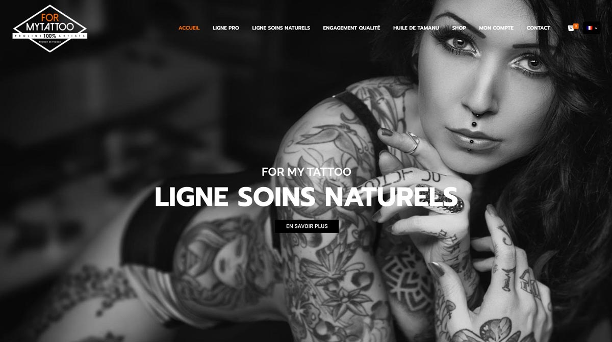  FORMYTATTOO - Site e-commerce
